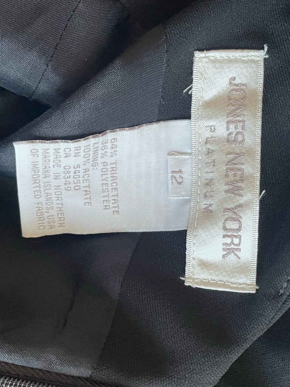 Vintage Jones of New York Black V-Neck Sleeveless Sheath Dress - Women - Picture 7 of 7